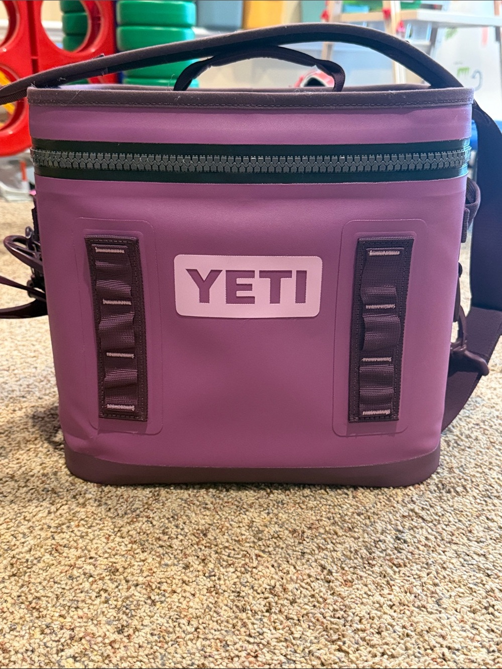 Yeti Purple Soft Cooler Bag with Dark Trim